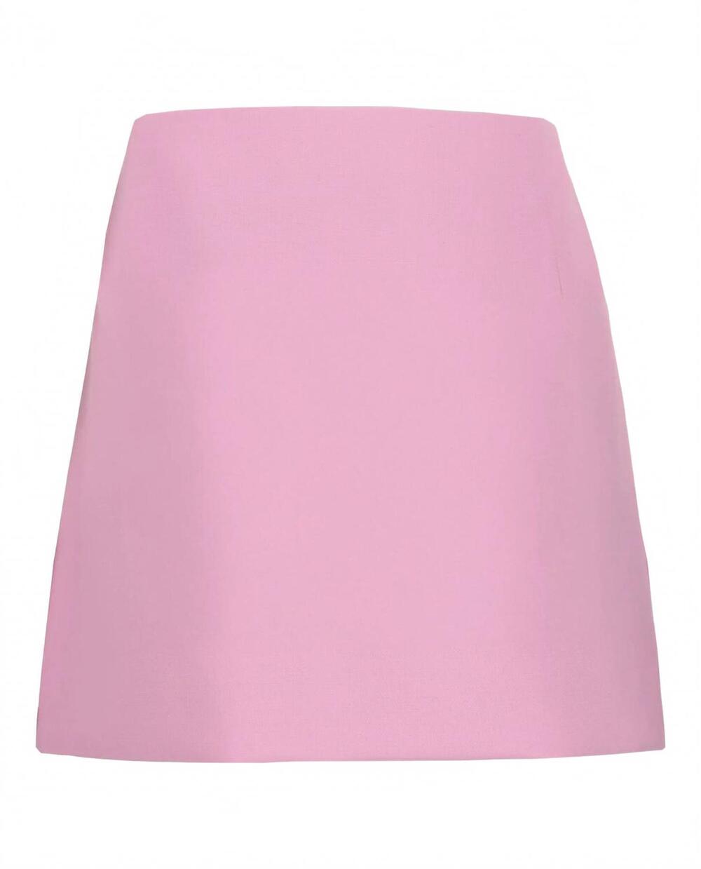 NEW SALVATORE FERRAGAMO women's wool mini skirt in pink